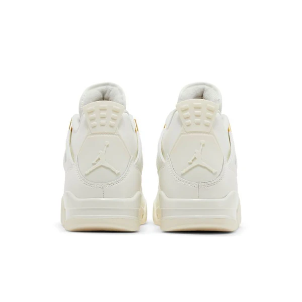 AIR JORDAN 4 RETRO WMNS 'WHITE AND GOLD'