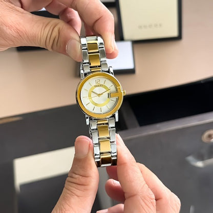 GUCCII GOLD TT-WHITE