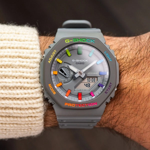 G-SHOCKK GA-2100 RAINBOW