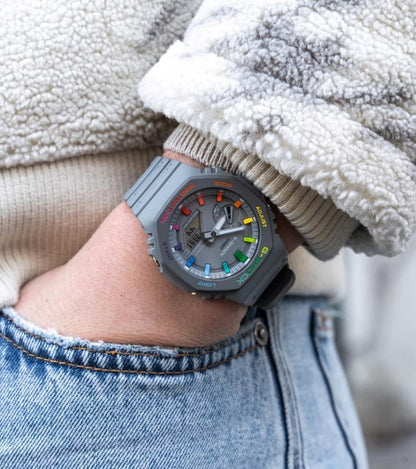 G-SHOCKK GA-2100 RAINBOW