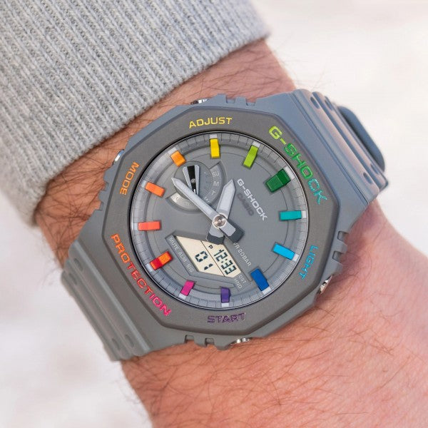 G-SHOCKK GA-2100 RAINBOW