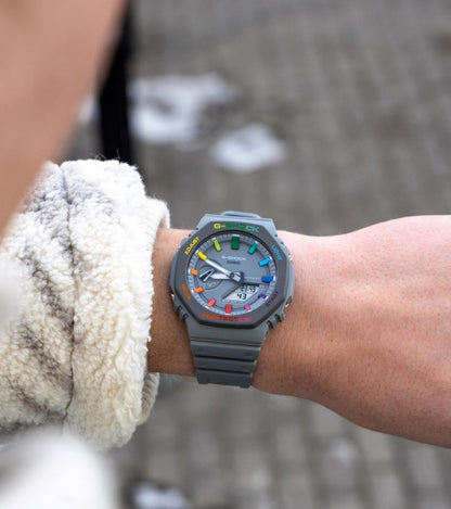 G-SHOCKK GA-2100 RAINBOW